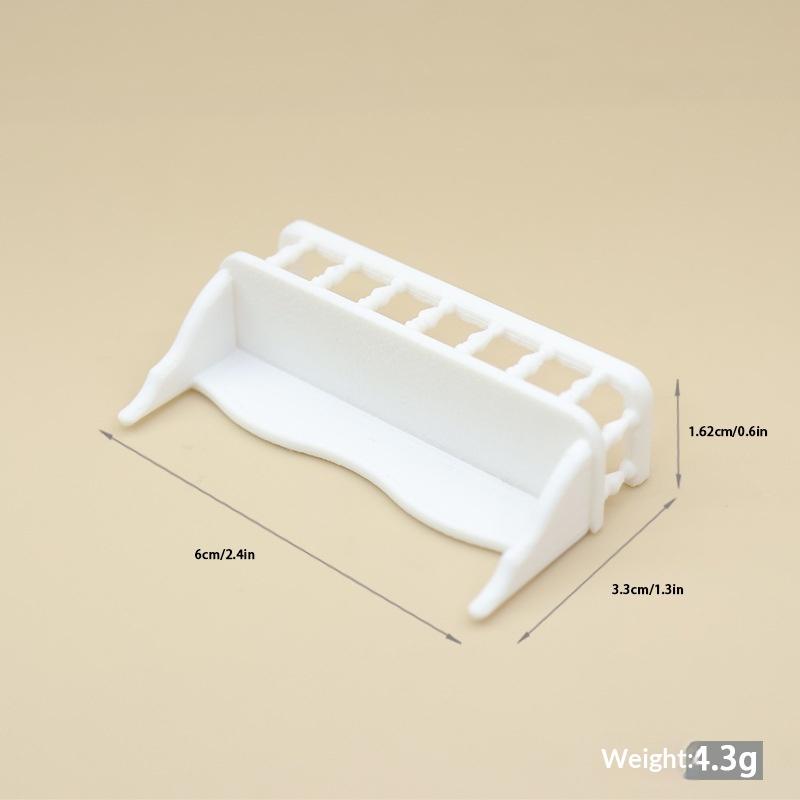 1Pcs Miniature Building Model Accessories 1: 12 Dollhouse Simulation Wall Mounted Storage Rack Scene Decoration Micro Model