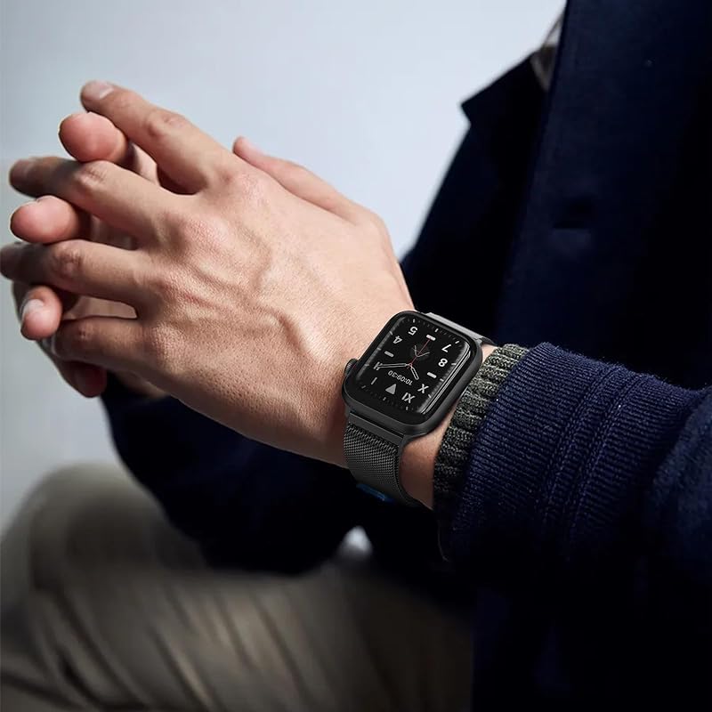 Milanese Band For Apple Watch Ultra 2 49mm 45mm 46mm 44mm 40 42 41mm 38mm Bracelet For iWatch Series 10 9 3 4 6 5 SE 7 8 Strap