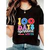European Sizes Graphic Print T-shirt, Short Sleeve Crew Neck Casual Top for Summer & Spring, Women's Clothing