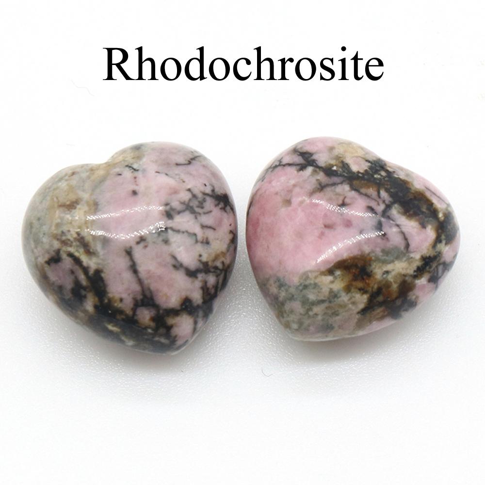 2 bucăți mini energie din piatră naturală ornament de inimă, cristal vindecător Reiki agat sodalit ametist jad piatră prețioasă decor pentru casă bijuterii cadouri 15 mm