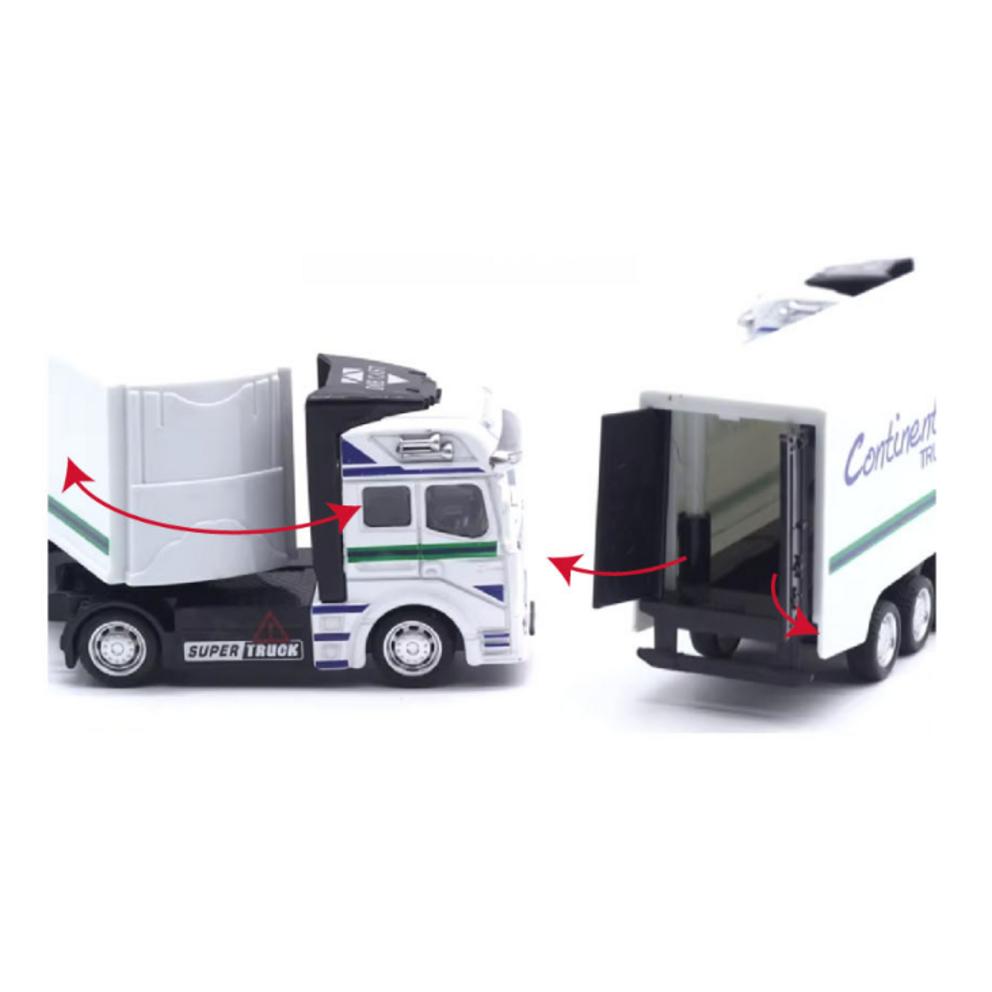 KidsPangPang Power Metal Pull-Back Container Truck Toy
