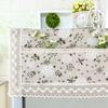 Multis Pocket Cotton Linen Refrigerator Cover Durables Washable Fabric Surfacee Protectors