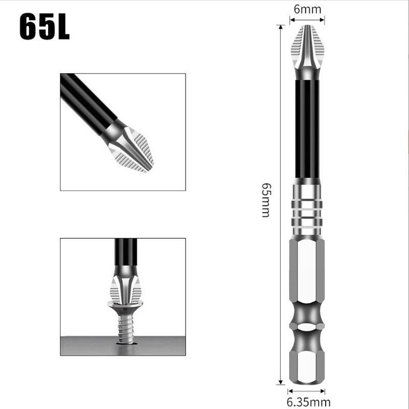 K5 Anti-slip Impact Strong Magnetic Head Screwdriver Head Drill High Hardness Cross Head High Torque Alloy Head Drill Bit