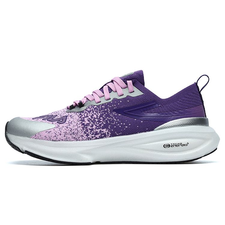 FILA Athletics Cushioning Mesh TPU Low Top Sprint Running Shoes Women sneaker Purple Indigo A12W212212FVI