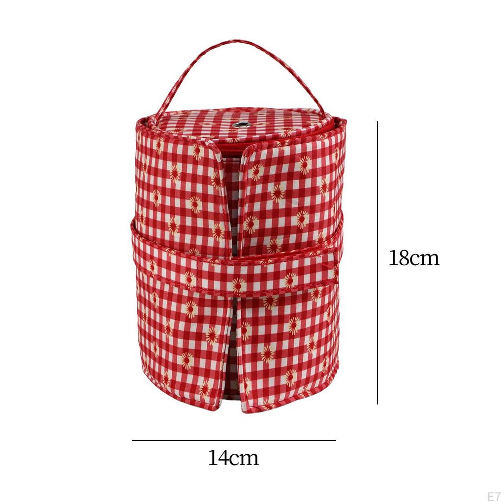 Crochet Bag Tote Empty Storage Durable Holder Case Craft Organizer Lightweight Yarn