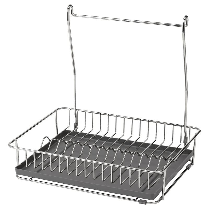 IKEA HULTARP Никелированная сушилка для столовых приборов