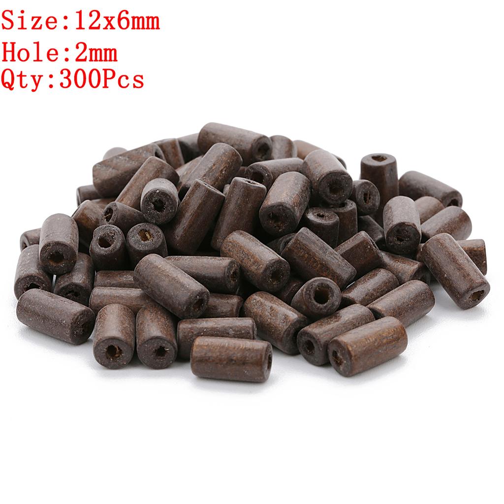 Natural Round Wood Beads Oval Loose Spacer Rosary Bead Large Hole Jewelry Bracelets Diy Unsex Charm Wholesale Supplies