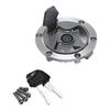 Tapa de la tapa del depósito de combustible de gasolina de la motocicleta con cerradura y llave para Kawasaki Ninja 300 2013-2017 Ninja 250R 2008-2014 ER250 ER300 Z250 Z300