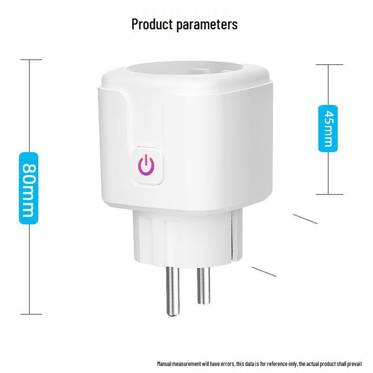 Smart WiFi Socket with Power Metering, 16A European Standard