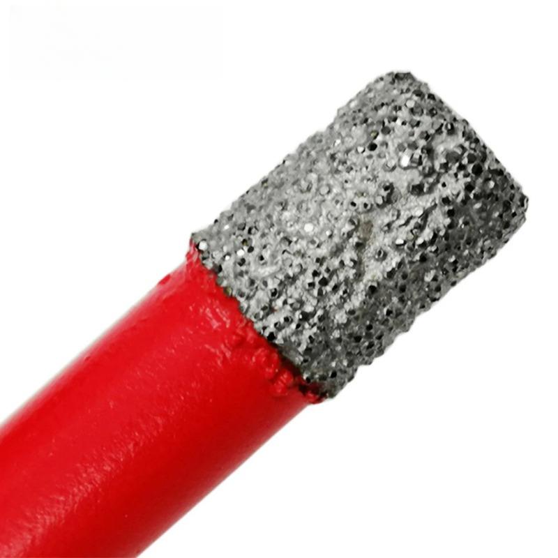 2pcs 6mm Hole Opener Diamond Drill Bit Dry Porcelain Tile Marble Core Drill Bit Granite Marble Hole Saw M14 Threaded Drill Crown