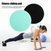 2Pcs Exercise Sliding Plate Dual Sided Yoga Gliding Discs Portable Abdominal Core Training Plate for Body Muscle Workout
