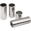 4Pcs Yootones Guitar Slides Kit 28mm/51mm/60mm/70mm Stainless Steel Slides Accessories Compatible with Electric Guitar (Silver)