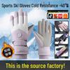 Touchscreen Kaltwetter Ski- & Fahrradhandschuhe für Damen und Herren - Warm, Spritzwassergeschützt, Samtgefüttert