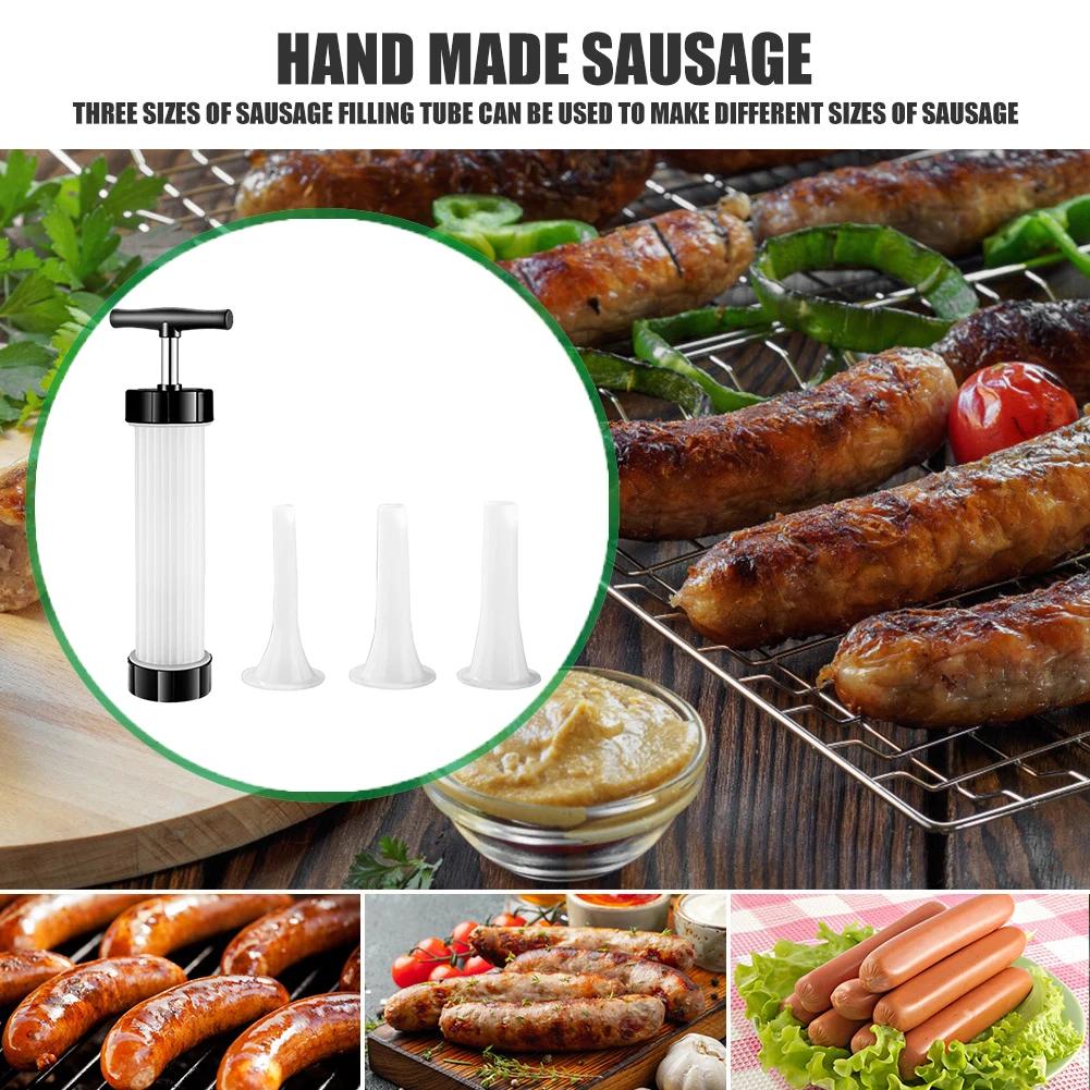 Manual Sausage Stuffer Sausage Stuffing Machine Homemade Sausage Mold Manual Meat Injector Tools Kitchen Accessories