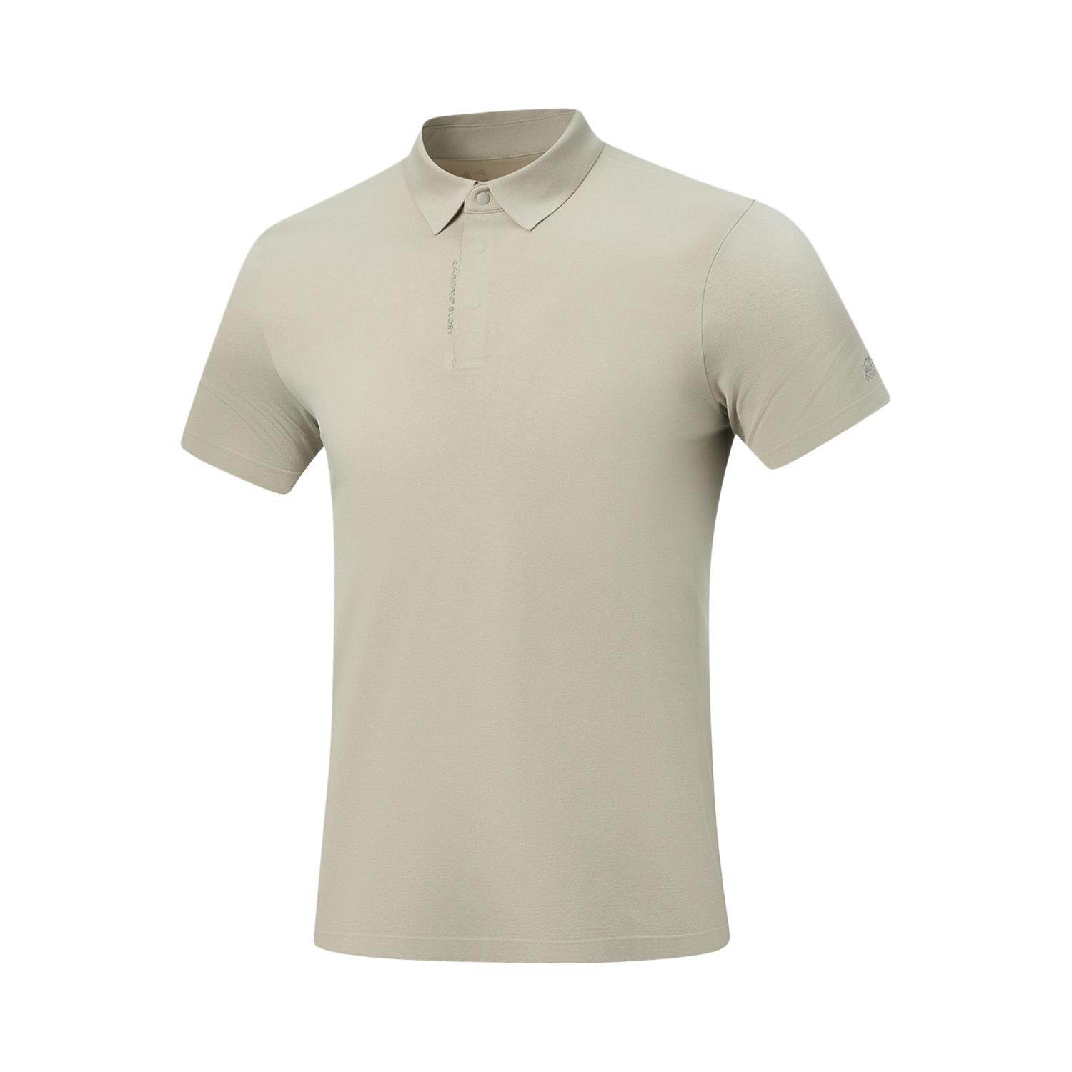 Li-Ning Honor Gold Standard Solid Color Comfortable Versatile Short Sleeve Polo Shirt Men tops APLW547-8 S