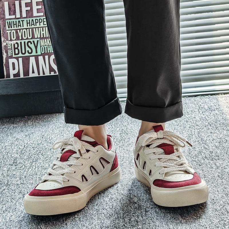 Fashion Fashion  Skateboard Sneakers Men Platform Mens Skateboarding Shoes Non slip Streetwear Casual Sports Shoes men