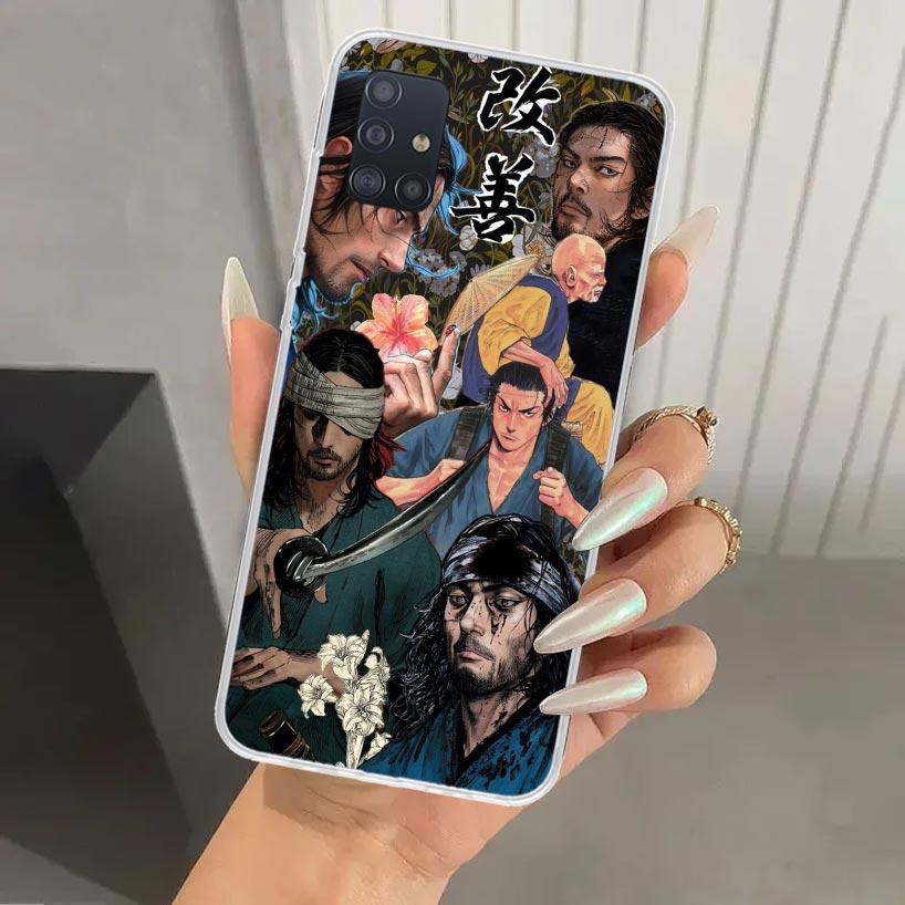 

Anime Vagabond Samurai Phone Case for Samsung Galaxy A52 A32 A22 A12 A02S A50S A30S A10S Note 20 Ultra 10 Plus S10 A31 A20 A71 A Samsung A10S