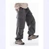 American paratrooper pants men's autumn and winter new trendy brand loose multi-pocket overalls casual versatile wide-leg trousers