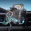 Car Wireless Charger Magnetic Auto Car Holder Phone Mount For Samsung Infrared Induction 15W Fast Charging Station