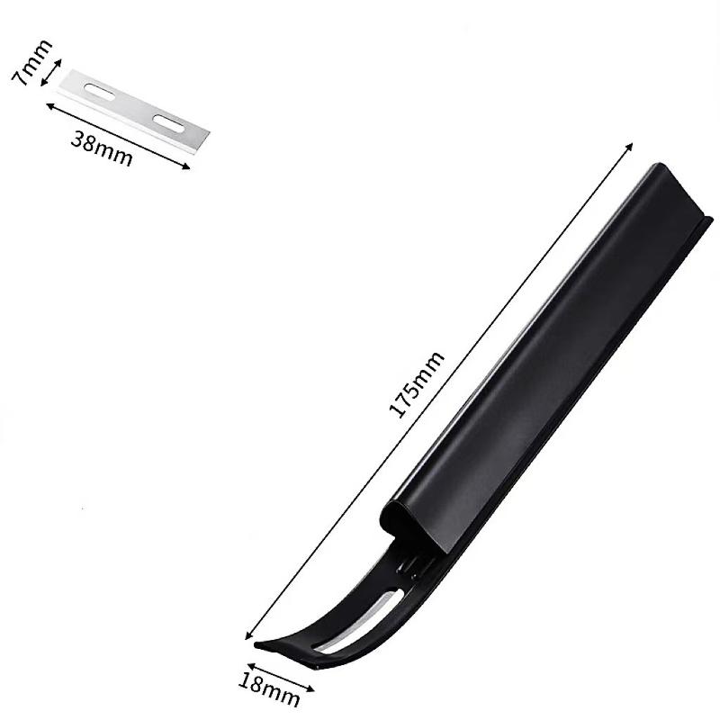 Multi-use Leather Skiving Knife 3 Sharp Durable Blades Non-slip Handle for DIY Leather Craft & Repair Work