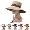 Ethnic Wind Hat Summer Vintage Mountaineering Hat Outdoor Big Brim Sun Hat Sunscreen Sunshade Fisherman Hat