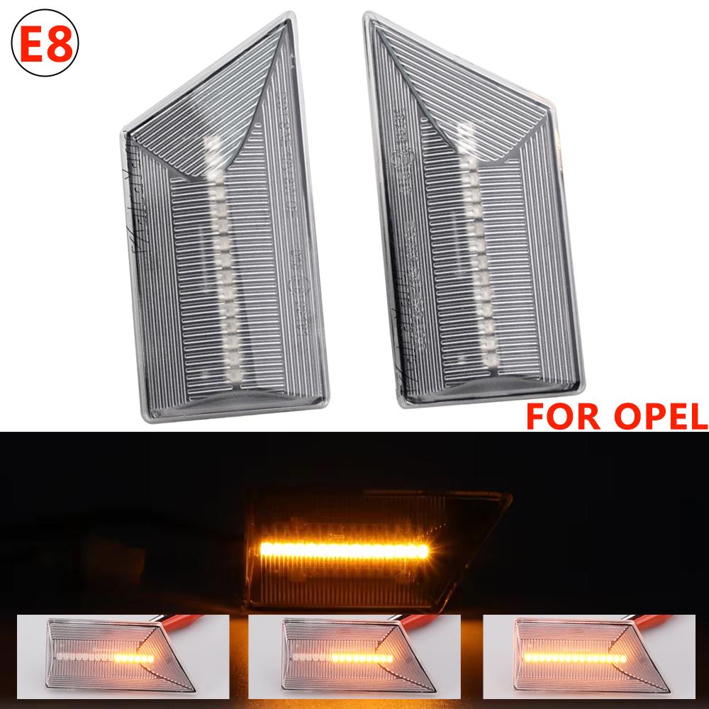 Sequential LED Side Marker Turn Signal Light For Opel Vectra C 2002-2008 For Opel Signum 2003-2008 Dynamic Blinker Indicator