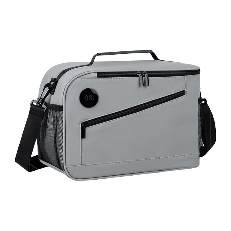 Scrubbable PVC Insulated Meal Bag With Digital Function For Students Teachers