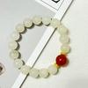 10mm Round Beads Calcite Bracelet for Women Elastic Beaded Bracelet Natural Stone Bangle DIY Jewelry Gifts