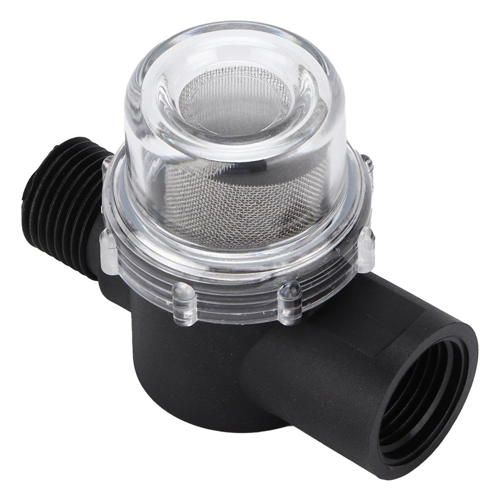 Water Pump Strainer 50 Mesh Stainless Steel Filter Screen with 1 2in TwistOn Pipe for RV