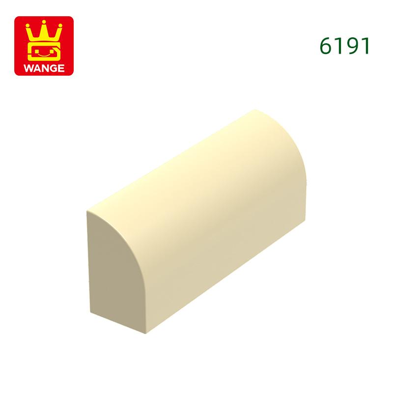 

Non-Toxic 62Pcs/Lot 6191 Slope Curved 1X4 1/3 Building Blocks Moc Accessories Compatible Bricks Children Toys Gift Box about 62pcs