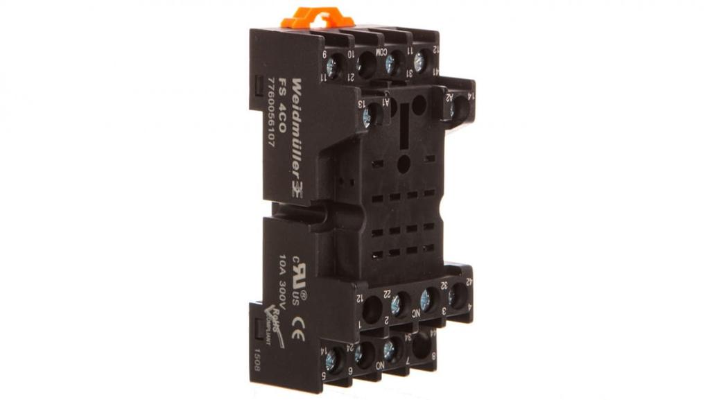 Relay Socket 4 Changeover Contacts Fs 4Co 7760056107