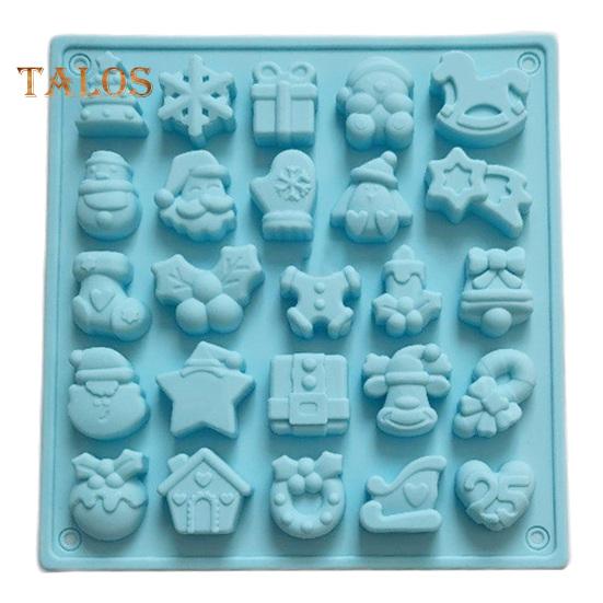 Chocolate Mold Food Grade Baking No Odor Durable Christmas Tree Dessert Cake Mould Kitchen Pastry Tool for Party