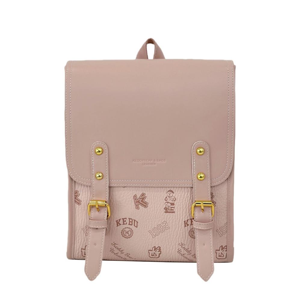 Cartoon printed backpack women's  new fashion large-capacity briefcase niche high-end textured women's bag
