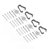 20 Stück Tab S6 Stiftspitzen Einfache Installation 4 Pinzetten 4 Auswerfstifte Langlebiges ABS SM P610