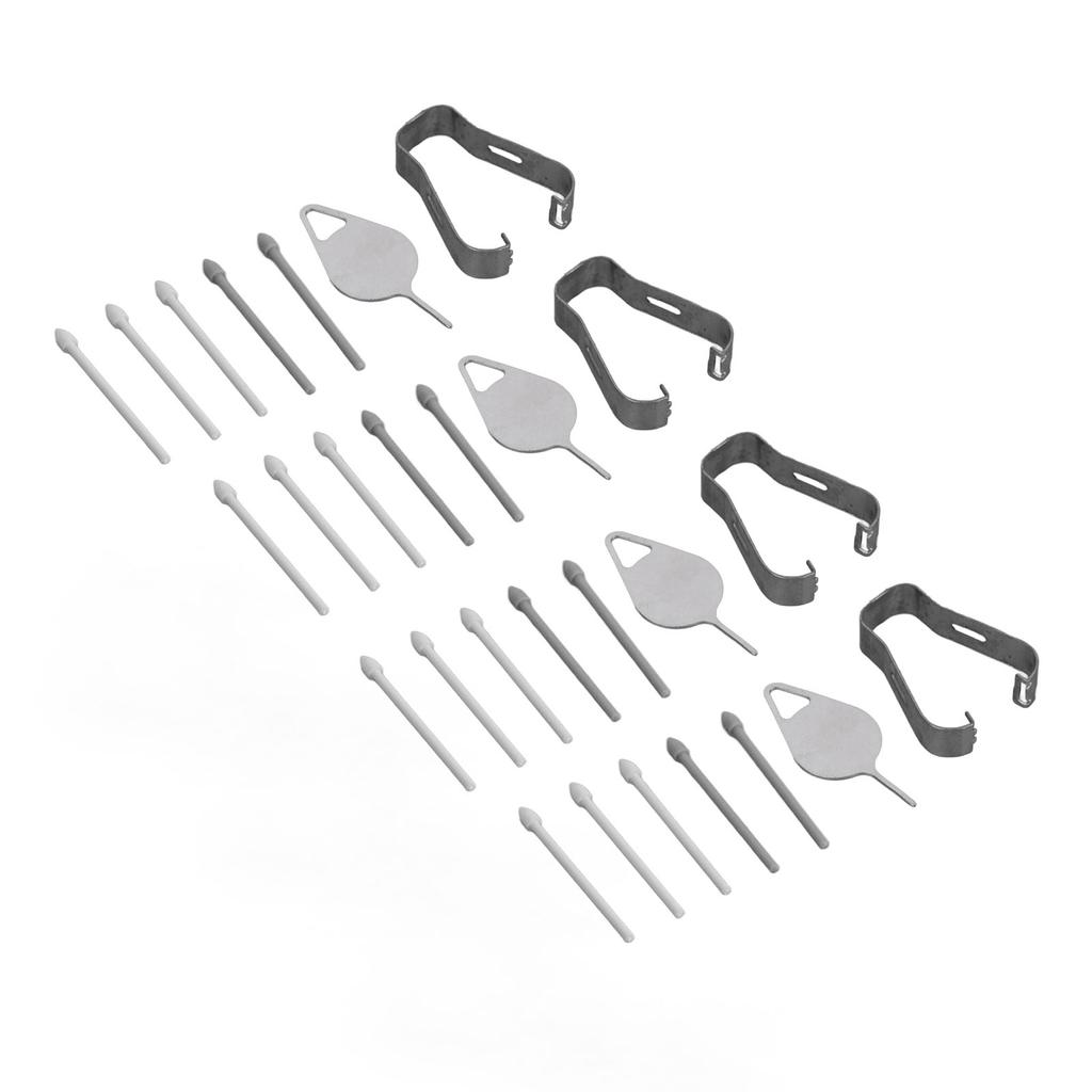 20Pcs Tab S6 Stylus Pen Tips Easy Installation 4 Tweezers 4 Ejector Pins Durable ABS SM P610