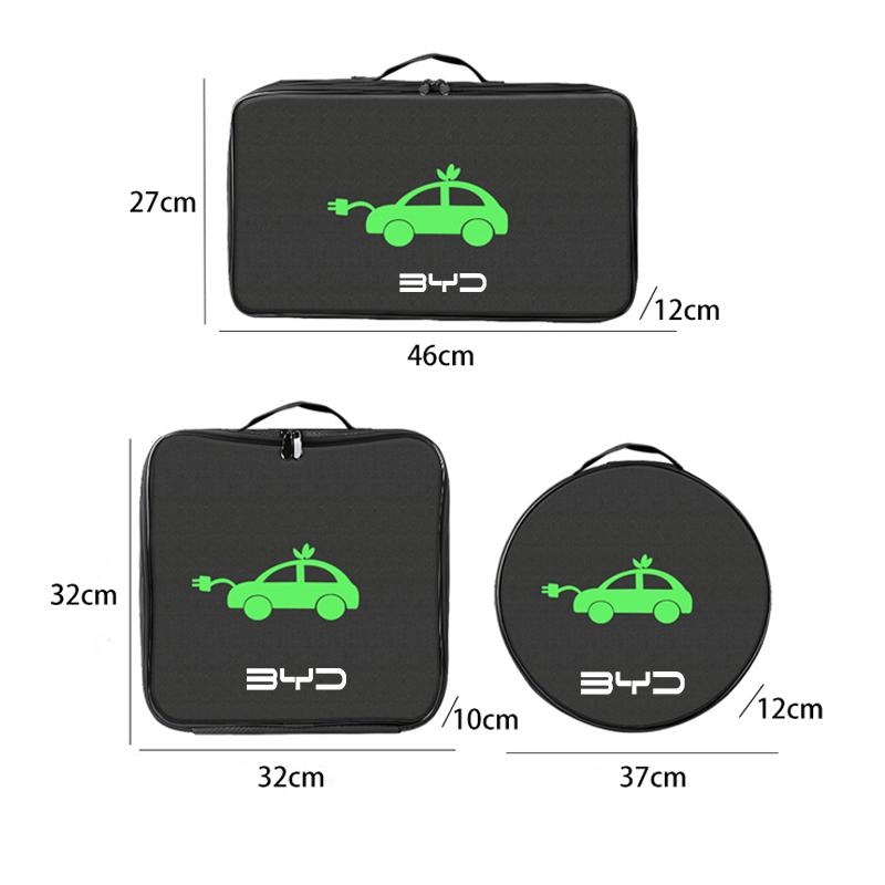 EV Cable Organizer Bag Electric Car Trunk Cable Tools Pouch For BYD Atto 3 Han EV Dolphin Durable Second Song Pro Tang Dm QIn