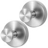 2/6Pcs Stainless Steel Suction Cup Hook Punch-free Reusable Waterproof Rustproof Towel Holder For Home Kitchen Bathroom Hooks