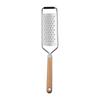 304 Stainless Steel Kitchen Multifunctional Grater Cheese Grater Vegetable Peeler Carrot Shredder Handheld Kitchen Tool with Wooden Handle