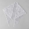 Solid Color Embroidery Shawl Thin Fabric Prayer Veil Vintage Hair Scarf  for Women