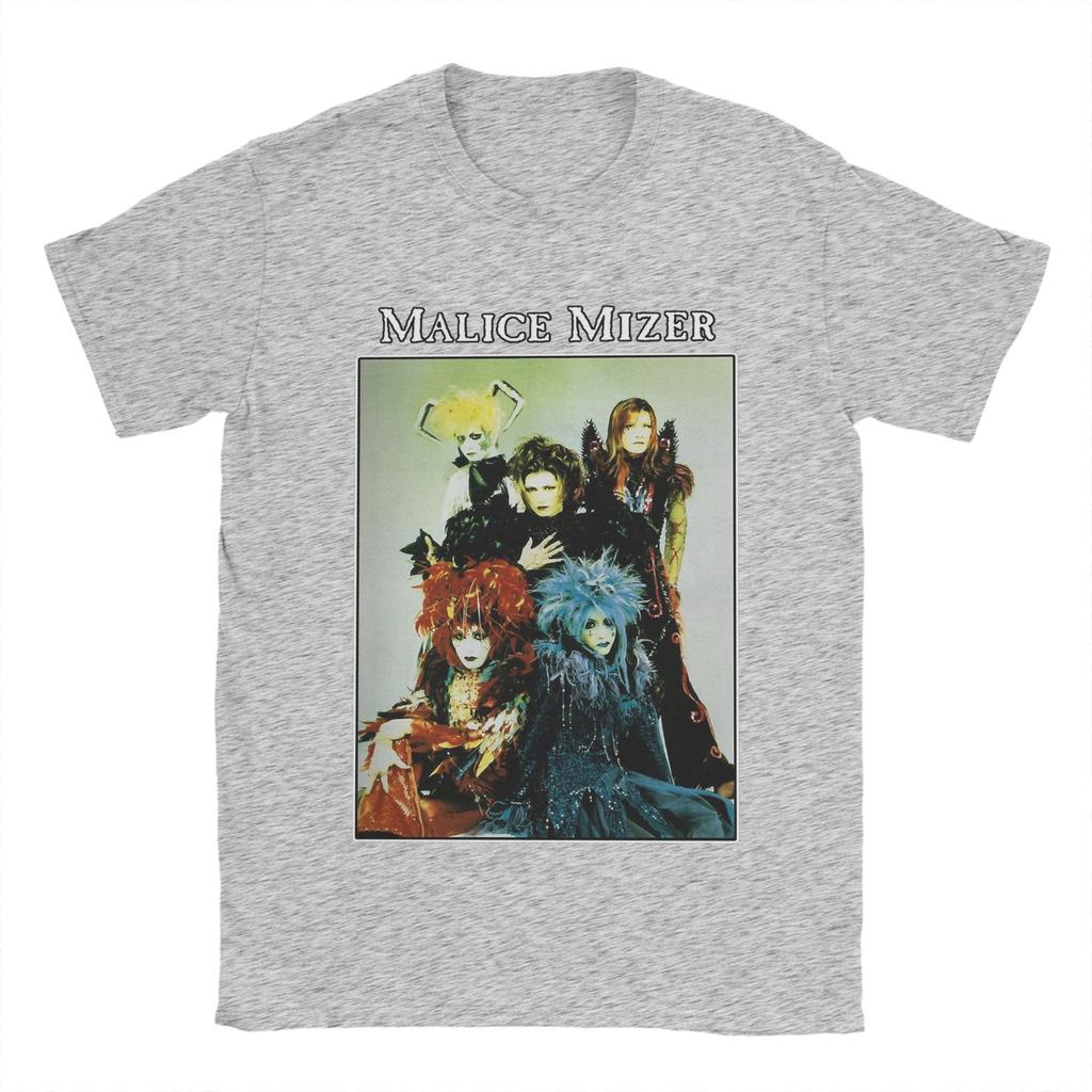 MALICE MIZER T Shirt Men's Cotton Crazy T-Shirts Crew Neck Era Band Tee Shirt Short Sleeve Clothing Birthday Gift