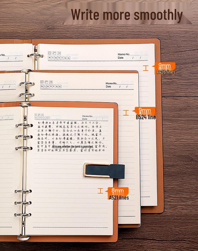 A4 Loose-Leaf Removable Notebook - 2026 New Model Business B5 Diary, Custom Made