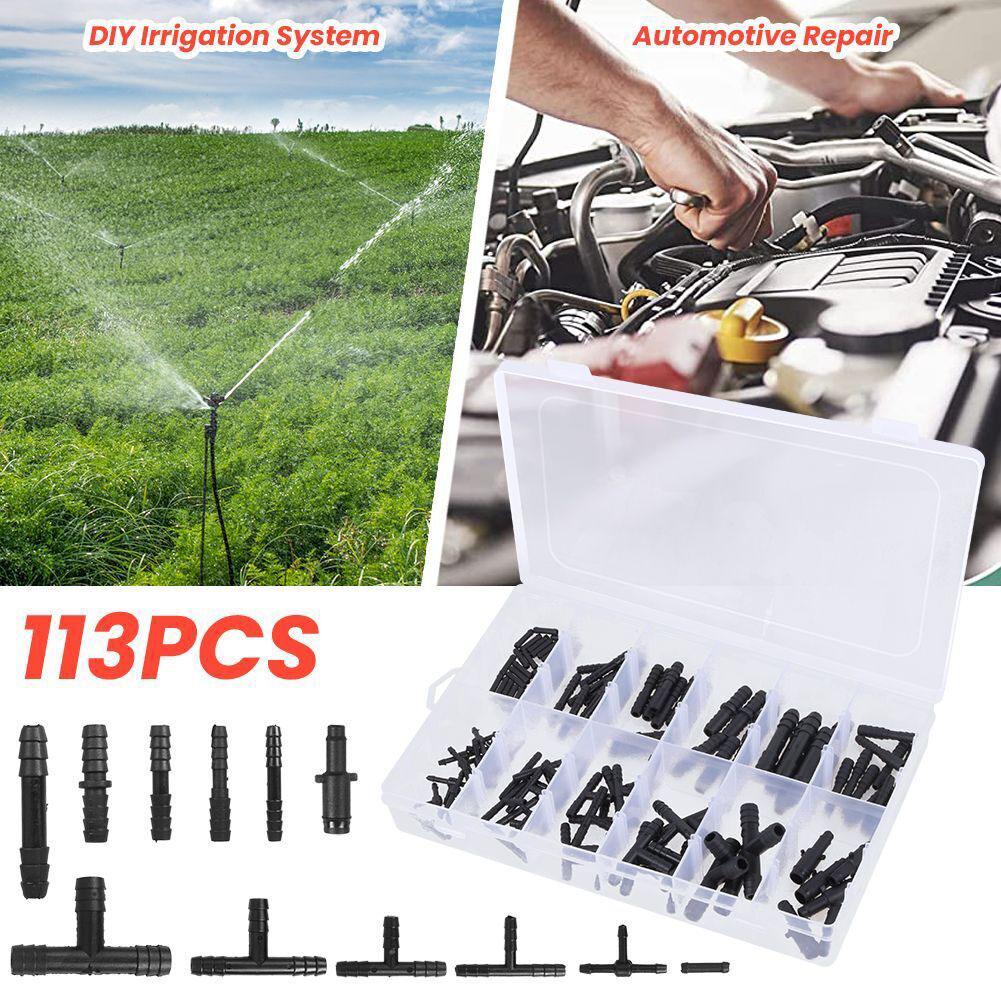 Car Hose Connector Assortment Reducer Set Straight T Piece Connector