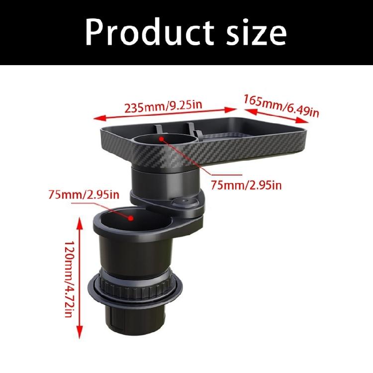 Car Interior Cup Holder Expandable Storage Space Food Table Tray Easy Installation For Multiple Vehicle Use