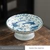 Year of the Fish Ceramic High-Footed Draining Plate