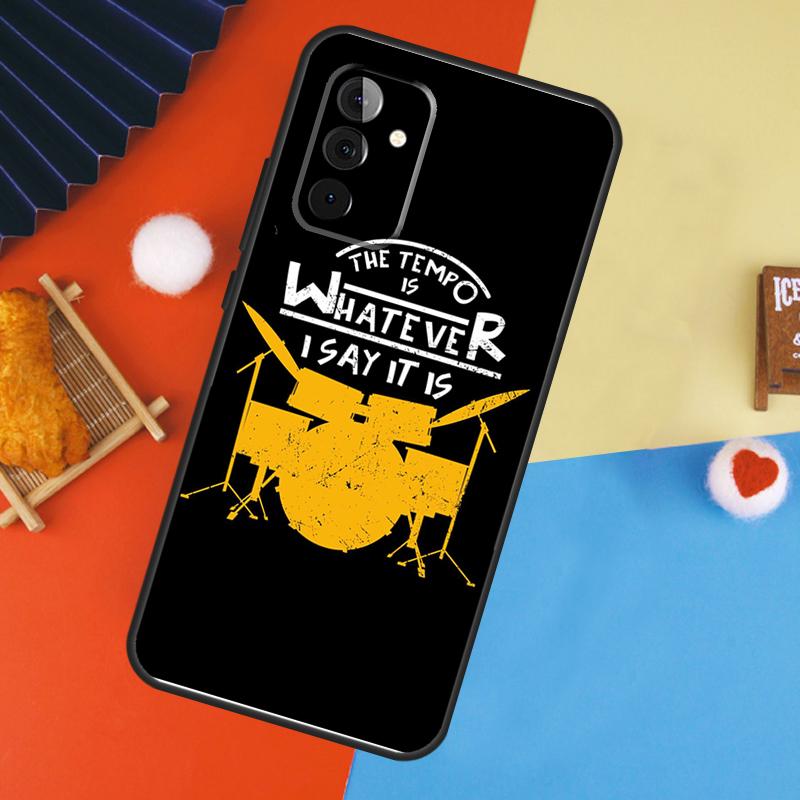 Drum Drummer Music DJ Case For Samsung Galaxy A54 A34 A14 A55 A35 A33 A53 A13 A23 A17 A06 A16 A56 A36 A52 A32 A15