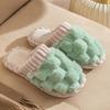 Deodorant cotton slippers men's winter indoor home fleece warm non-slip household plush cotton mop men