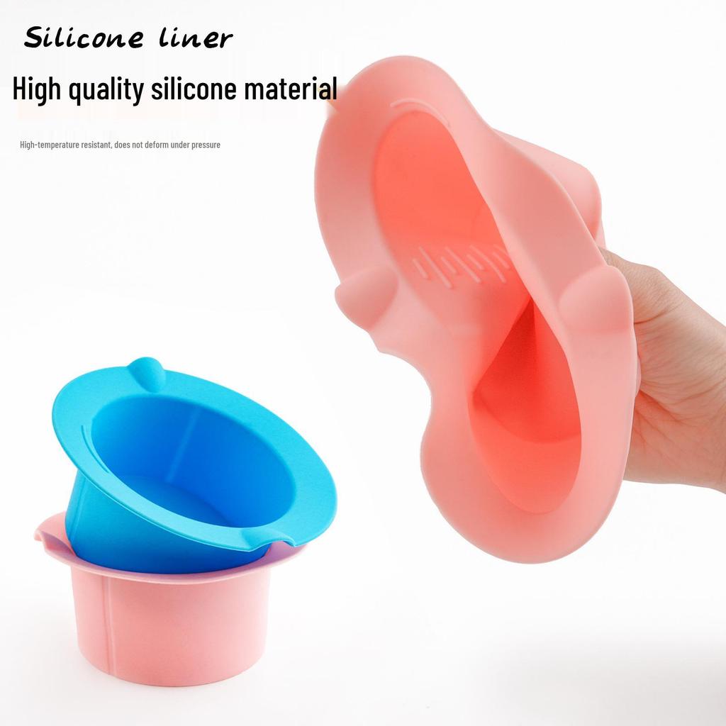 Silicone Wax Melting Bowl - Multi-functional, Easy-to-Clean Hair Removal Wax Bean Liner
