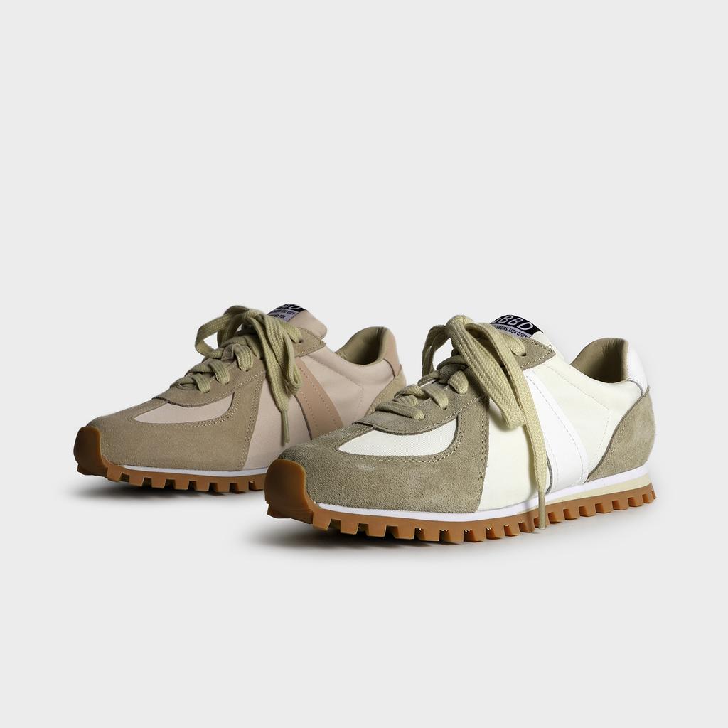 2025 autumn new models, color matching front lace-up platform versatile high-heeled sports shoes, daily casual dad shoes for women