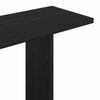 Wall Shelf Black Oak 80 x 20 x 96 cm Engineered Wood