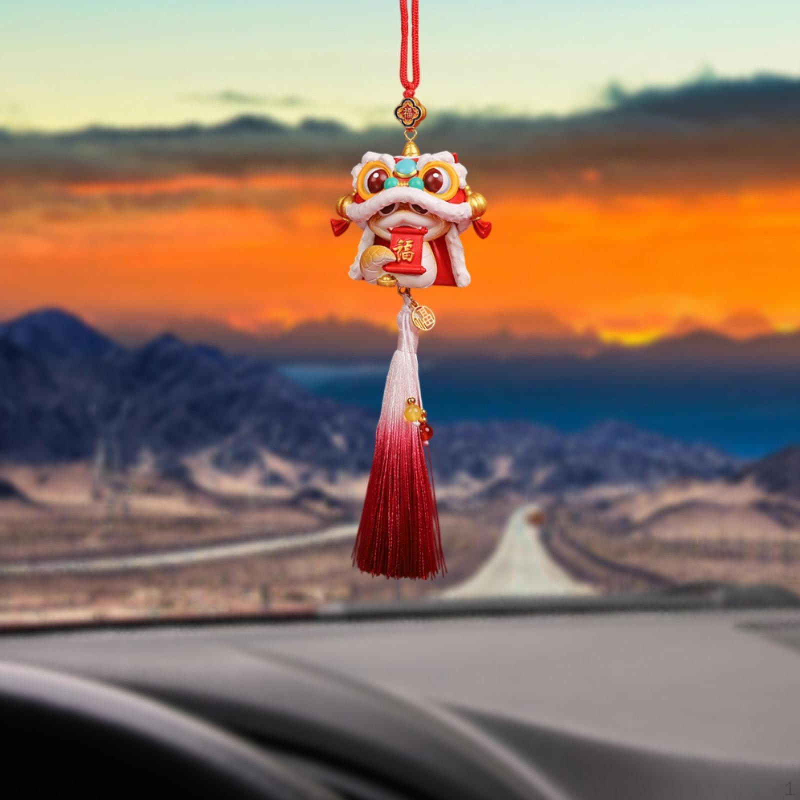 

Год Змеи Украшение для автомобиля Китайское подвесное украшение Милое декоративное украшение Фэн-шуй